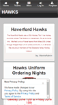 Mobile Screenshot of haverfordhawks.com